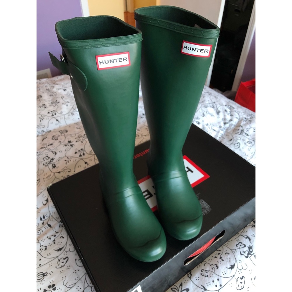 Hunter Green Original Tall Rainboots